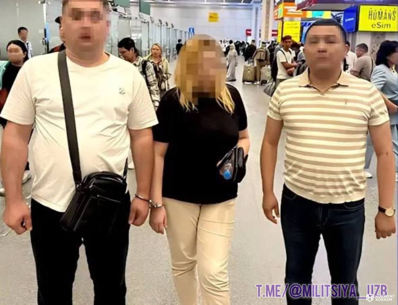 Жиноятчи ўзбек аёл ушланди.