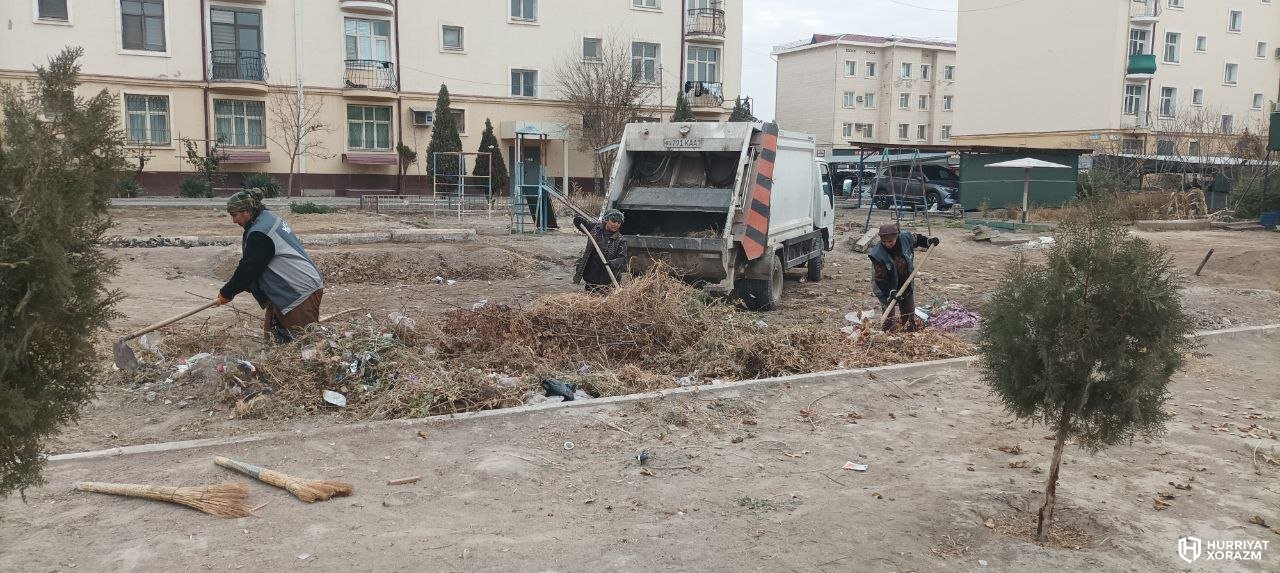 Урганч шаҳар машъал маҳалласида бугунги кун.